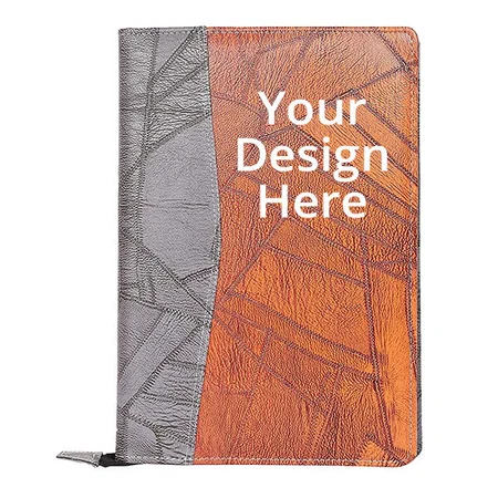 Grey Brown Customized Professional File Folder for Certificates, with 20 Leaves, B4 Size