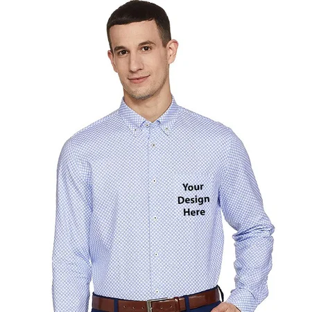 Purple Customized Men's Slim Shirt