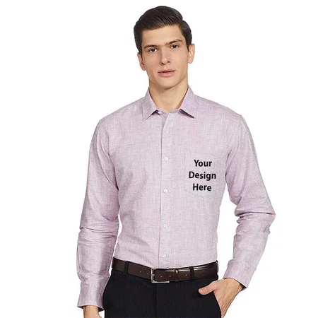 Lilac Customized Men's Regular Shirt