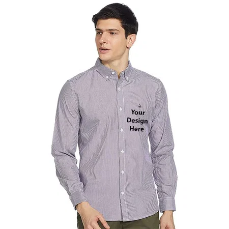 Black Customized United Colors of Benetton Men's Slim Shirt