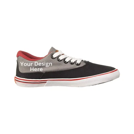 Red Grey Customized Men's Sparx Sneakers