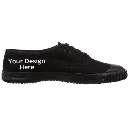 Black Customized Sparx Men's Formal Shoes