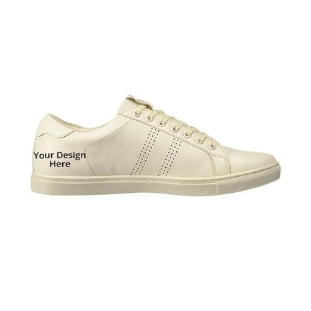 White Customized BATA Men's Sneaker