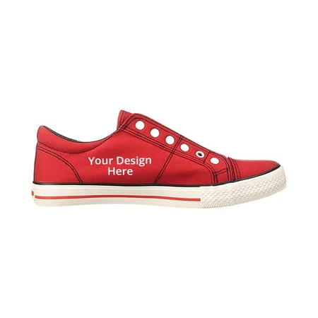 Red Customized Woodland Men's Sneaker
