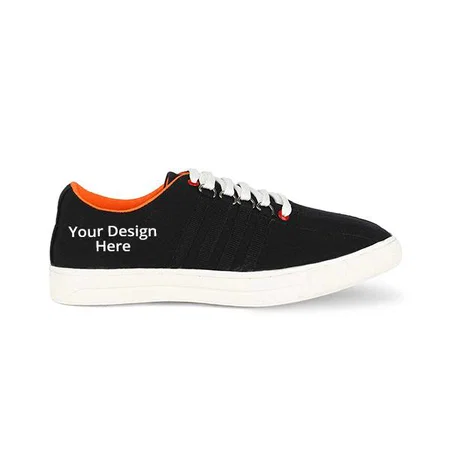 Navy Blue Customized Canvas Shoes