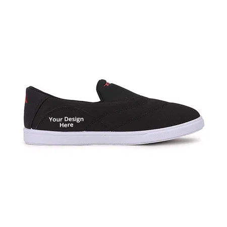 Black Customized Sparx Men's Loafers