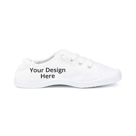 White Customized Women’s Lightweight Comfort Casual Sneakers