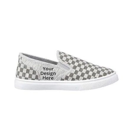 Grey Customized MAX Canvas Shoes