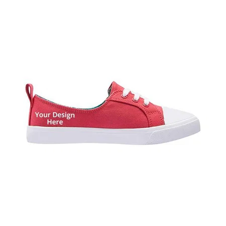 Pink Customized Canvas Lightweight Casual Shoes for Women