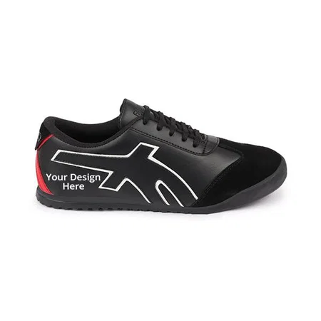 Black Customized Trendy Casual Sneakers