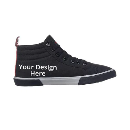 Black Red Customized Sparx Men's Sneaker