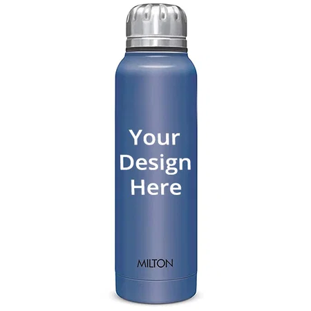 Blue Customized Milton Thermosteel Slender Flask, 300 ml