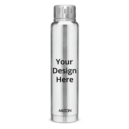 Silver Customized Milton Thermosteel 750 ml Bottle