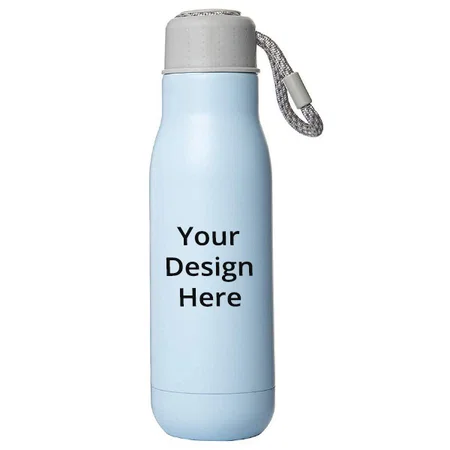 Sea Blue Customized Stainless Steel Vacuum Flasks Water Bottle, 500 ML