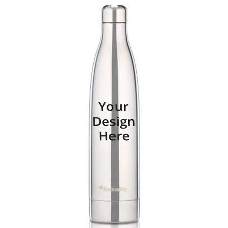 Silver Customized Stainless Steel Vacuum Flask (500 ml)