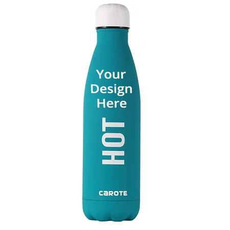 Teal Customized Insulated Water Bottle Double Wall Thermo Vacuum Flask Stainless Steel (500 ml)