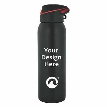 Black Customized Stainless Steel Vacuum Insulated Bottle (500 ml)