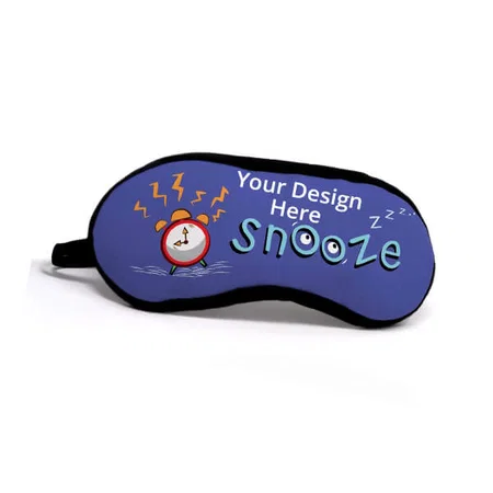 Blue Customized Eye Mask 7.8x3.3 inches