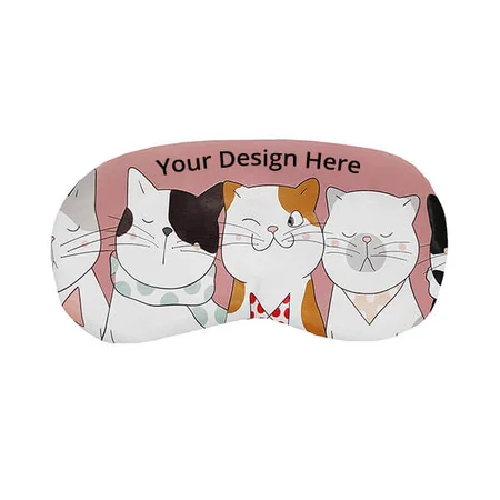 Pink Customized Cute Gel Sleeping Eye Shade Mask Cover