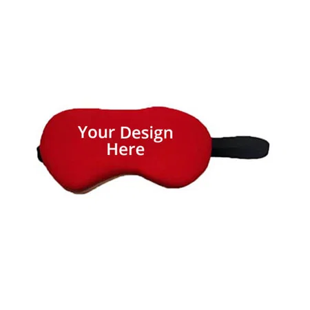 Red Customized Sleep Eye Mask