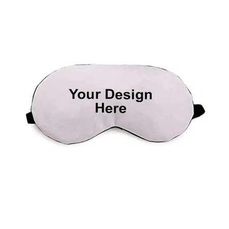 White Customized Eye Mask For Sleeping