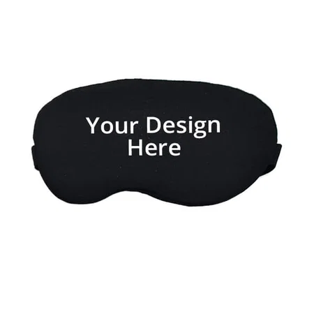 Black Customized Eye Mask with Cooling Pack Eye