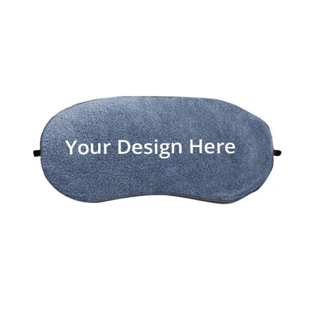 Grey Customized Velvet Super Soft &amp; Smooth Sleep Mask