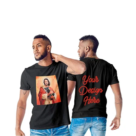 Black Customized The Immortal Keanu Reeves Graphic Printed T-Shirt for Men