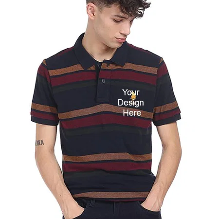 Multicolour Customized U.S. POLO ASSN. Men's Regular Fit Shirt