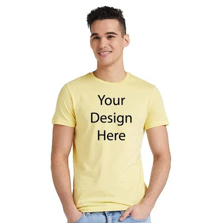 Lemon Customized Men's Solid Regular T-Shirt