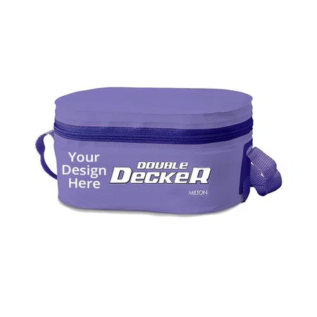 Purple Customized Milton Double Decker Lunch Box (3 Container)