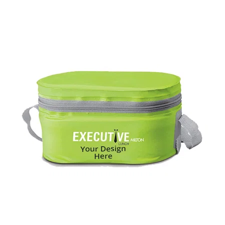 Green Customized Milton Insulated Tiffin Box (2 SS Container,1 Microwave Safe Container)