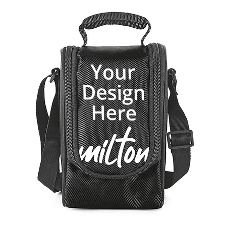 Black Customized Milton Stainless Steel Lunch Box (Set of 4)