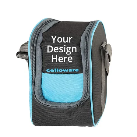 Blue Customized Cello Stainless Steel Lunch Box (Capacities - 225ml, 375ml x 2, 550ml)