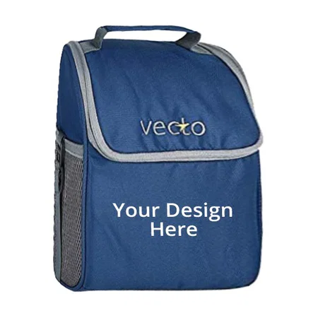 Navy Blue Customized Insulated Tiffin/Lunch Bag