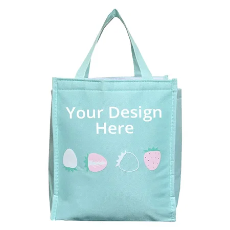 Sky Blue Customized Insulated Travel Lunch/Tiffin/Storage Bag