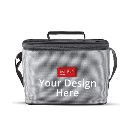 Grey Customized Milton Stainless Steel Insulated Tiffin, Set of 4 (3 Container, 1Tumbler)