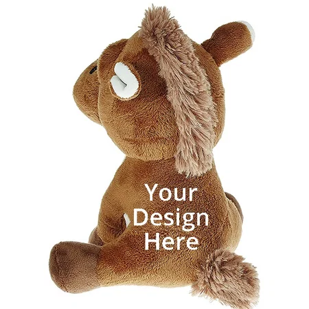 Brown Customized Animal Bright Eye Horse (7 Inches,)