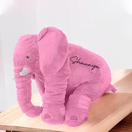 Pink Customized Elephant Soft Toy for Kids Boy/Girl SIze - 60 cm