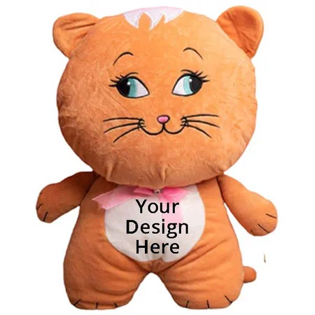 Orange Customized Emotional Sad And Happy Octopus Mini Animal Toy (Teddy-Saffron)