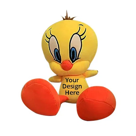 Yellow Customized Soft Toys Huggable Cute Kids Favourite Cartoon Character Toy (20 cm)