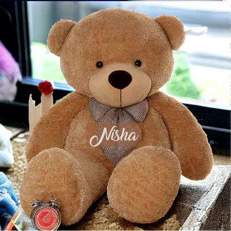 Brown Customized Soft Teddy Bear Size - 3 Feet