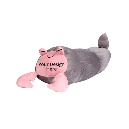 Grey Customized Soft Stuff Animal Hermit Crab Toy 55 cm Great For Kids