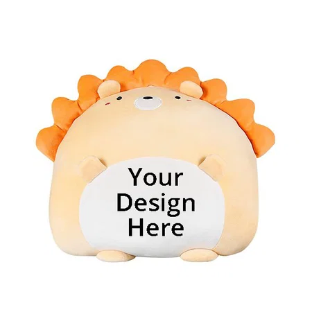 Orange Customized Soft Stuffed Animal Lovely Lion Toy 40 cm Great For Kids