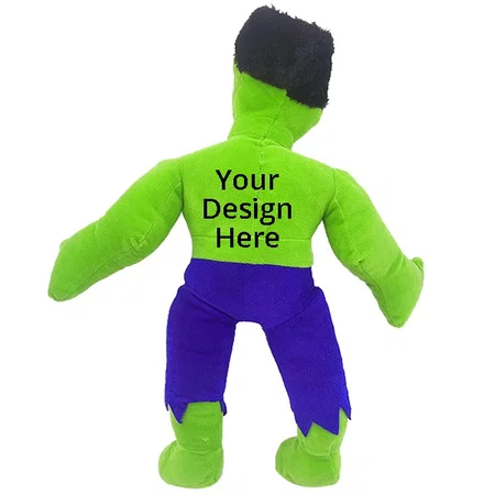 Green Customized Hulk Soft Toy Huggable, Lovable For Kids/Cartoon/Children/Birthday Gift (19 x 50 cm)