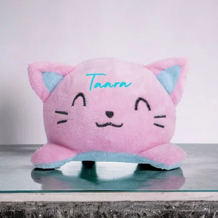 Pink Customized Cat Soft Toy for Girls/Kids