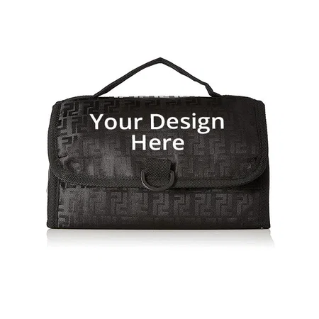 Black Customized Toiletry Bag