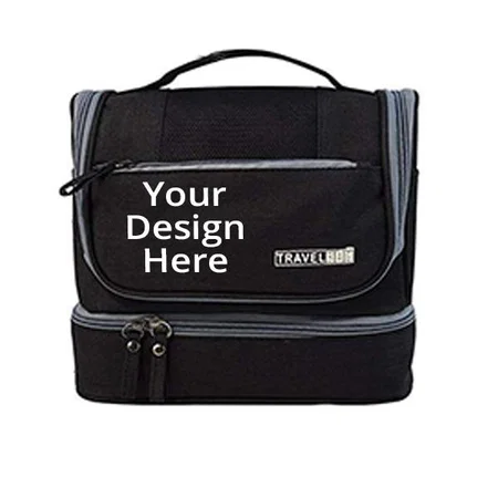 Blue Customized Waterproof Travel Toiletry Bag Organizer