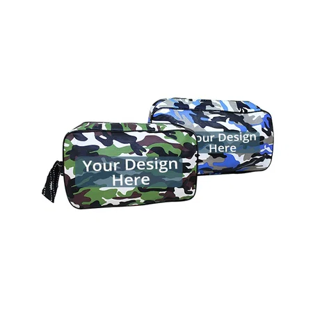 Multicolour Customized Set of 2 Travel Toiletry Shaving Kit Pouch Organizer Bag