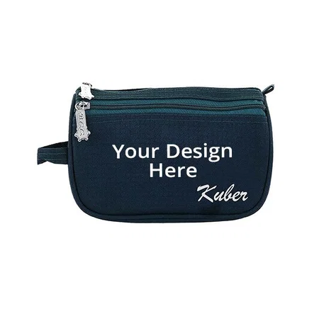Blue Customized Toiletry Bag